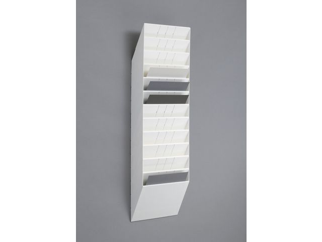 Blankettfack Durable Flexiboxx A4 Liggande Vit 12-Fack