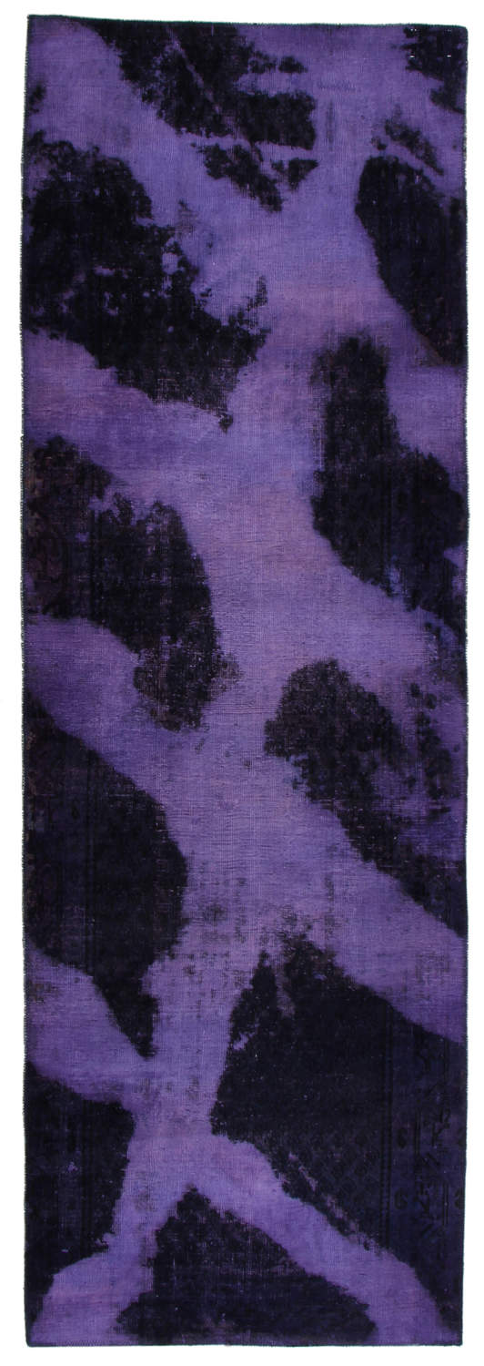 Handknuten Persisk Vintagematta Tabriz 92x275cm