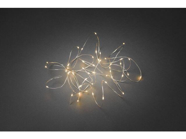 Ljusslinga Konstsmide LED 50 Amber Silver 4.9m