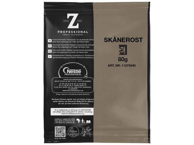 Kaffe Zoégas Skånerost 80g 60st