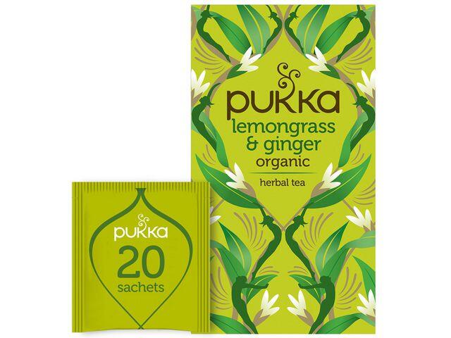 Te Pukka Ört Lemongrass Ginger 20st