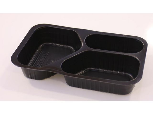 Form Nordic Brands 1/4GN 3-fack Svart 300st