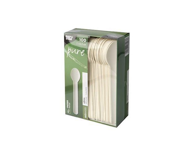 Bestick Papstar Sked Pure Papper 15.5cm 100st