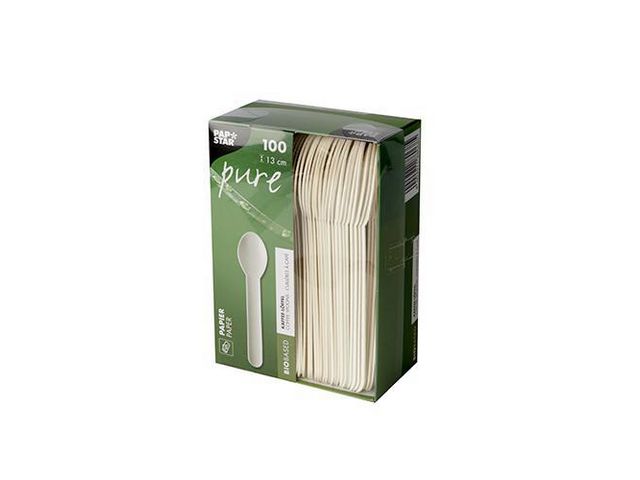 Bestick Papstar Kaffesked Pure 13cm 100st