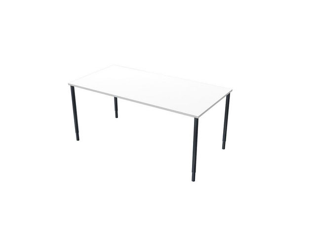 Bord Lanab Fristående Vitlaminat-Svart 160x80cm