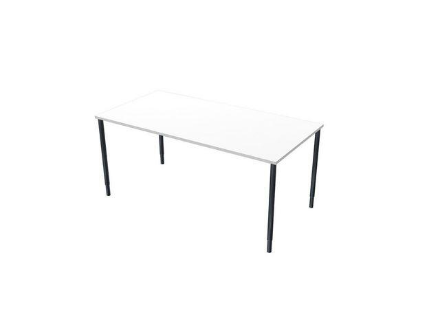 Bord Lanab Fristående Vitlaminat-Svart 160x80cm