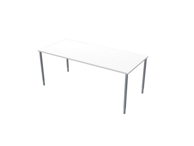 Bord Lanab Fristående Vitlaminat-Grå 180x80cm