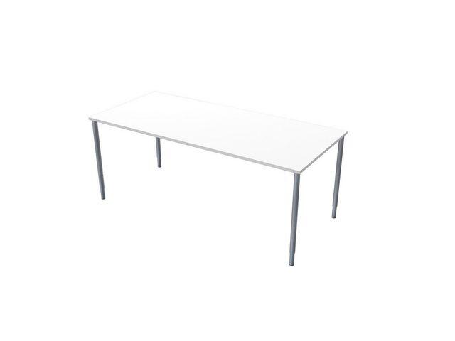 Bord Lanab Fristående Vitlaminat-Grå 180x80cm