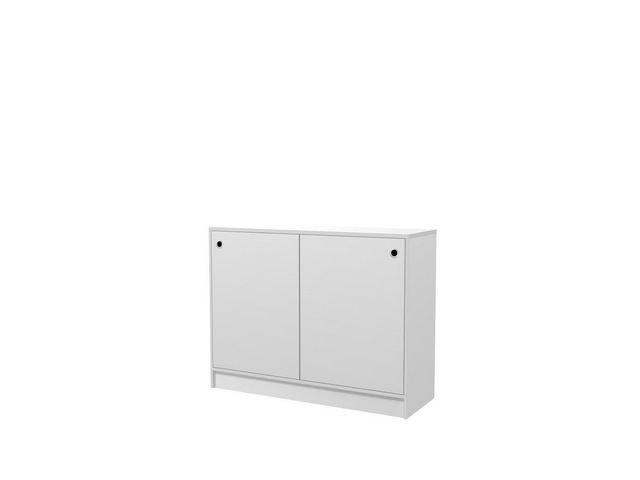 Skåp Lanab Skjutdörrar Vit 2xA4 92.5cm