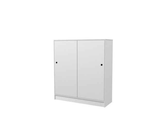 Skåp Lanab Skjutdörrar Vit 3xA4 132.5cm