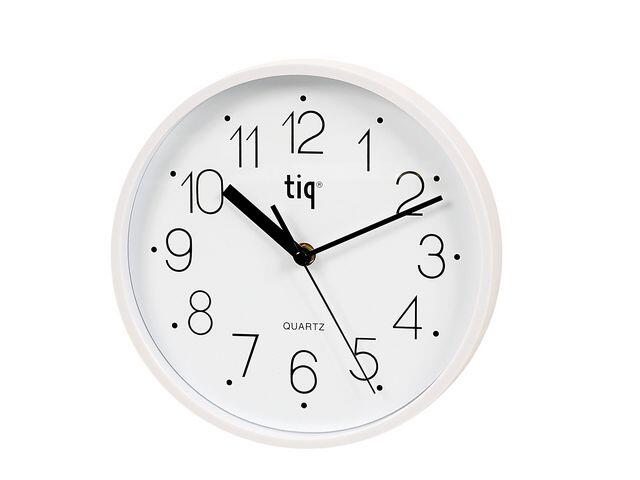Väggur Tiq Vit 22.5cm