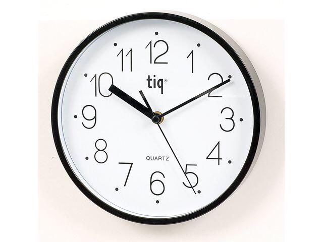 Väggur Tiq Svart 22.5cm