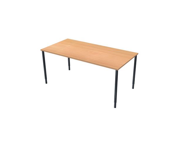 Bord Lanab Fristående Boklaminat-Svart 160x80cm