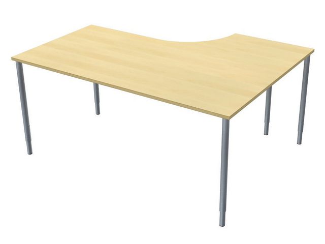 Bord Lanab Vänster Björklaminat-Grå 160x120cm
