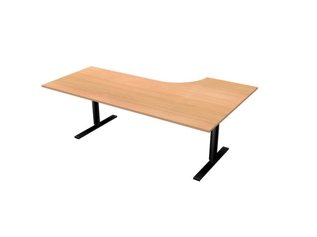 Bord Lanab El Vänster Boklaminat-Svart 200x120cm