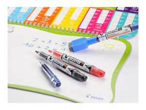 Whiteboardpenna Pilot Master Rund Svart 1.3mm extra bild 1