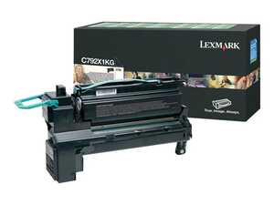 Toner Lexmark C792X1KG Svart extra bild 1