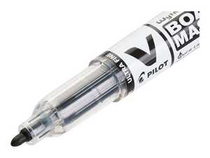 Whiteboardpenna Pilot Master Rund Svart 1.3mm extra bild 2