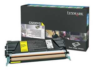 Toner Lexmark C5220YS Gul extra bild 2