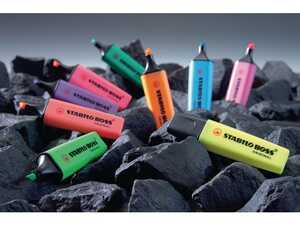 Överstrykningspenna Stabilo Boss Burk Neon 6st extra bild 3