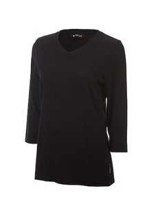 T-shirt 3/4 Worksafe Dam Svart