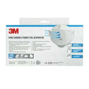 Andningsskydd 3M Aura 9320D+ FFP2 5st