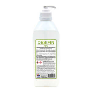 Handdesinfektion PLS Desifin 75% Gelad med Pump 600ml