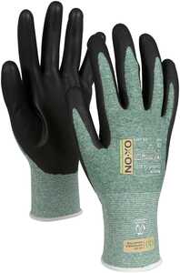 Hållbara Handske OX-ON Recycle Comfort 16301 Svart-Grön
