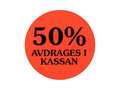 Etikett Nordic Brands 50% Avdrages I Kassan 2000st/rl
