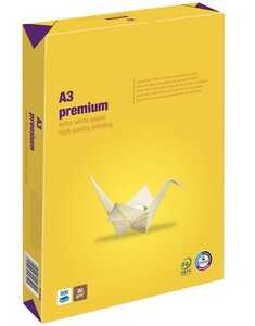 Kopieringspapper Premium Ohålat A3 80g 500st