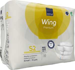 Bältesprodukter Abena Abri-Wing Premium Vit S2 50-85cm 15st