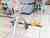 Golvmarkering Durable Ficka A4 Avtagbar Gul 10st bild 3