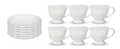 Servis set Assiett & Mugg Cult Design Orient Vit 12 delar