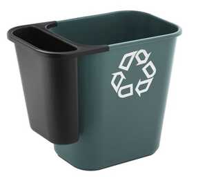 Soptunna Rubbermaid Sorteringsbehållare Svart 4.5L extra bild 2