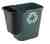 Soptunna Rubbermaid Sorteringsbehållare Svart 4.5L bild 3