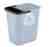 Soptunna Rubbermaid Sorteringsbehållare Svart 4.5L bild 4