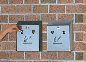 Askkopp Rubbermaid Smokers Station Vägg extra bild 2