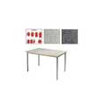 Linoleumbord Nordic Brands 80x180cm Höjd 72cm