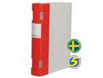 Gaffelpärm Keba Kebaergo Röd/Neutral A4 55mm
