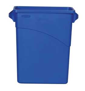 Soptunna Rubbermaid Slim Jim utan Lock Blå 60L