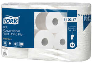 Toalettpapper Tork Mjukt Premium T4 Vit 42st