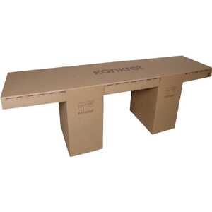 Tapetbord Konkret Wellpapp 270x64x85cm