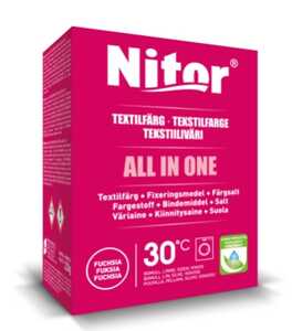 Textilfärg Nitor All in One Fuchsia 230g