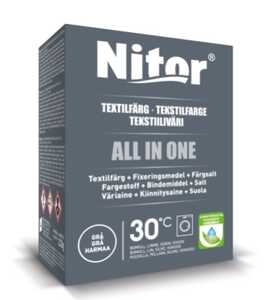 Textilfärg Nitor All in One Grå