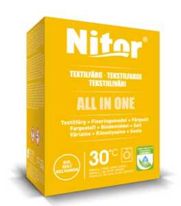 Textilfärg Nitor All in one Gul 230g