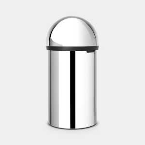 Papperskorg Brabantia Push Bin Rostfri 60L extra bild 1