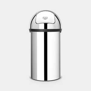 Papperskorg Brabantia Push Bin Rostfri 60L