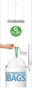 Avfallspåse Brabantia Code G 23-30L 20st/rl