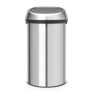 Papperskorg Brabantia Touch Bin Matt Stål 60L