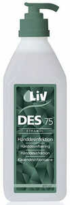 Handdesinfektion Liv Des 75% med Pump 600ml